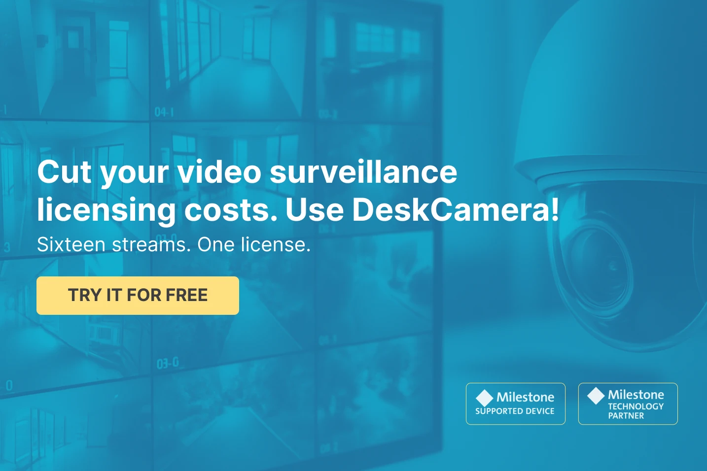 Reduce video surveillance costs with DeskCamera
